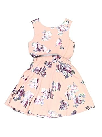 Pink & Violet Dress (view 2)
