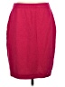 St. John Collection Solid Burgundy Formal Skirt Size 8 - photo 1