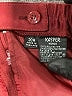 Kasper 100% Polyester Solid Burgundy Formal Skirt Size 20 - photo 4