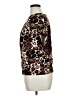 RACHEL Rachel Roy Animal Print Brown Short Sleeve Blouse Size XL - photo 5