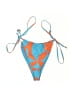 Fabletics Graphic Blue Swimsuit Bottoms Size L - photo 1