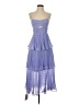 Self-Portrait 100% Polyester Purple Blue Cocktail Dress Size 2 - photo 1