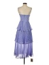 Self-Portrait 100% Polyester Purple Blue Cocktail Dress Size 2 - photo 2