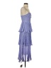 Self-Portrait 100% Polyester Purple Blue Cocktail Dress Size 2 - photo 4