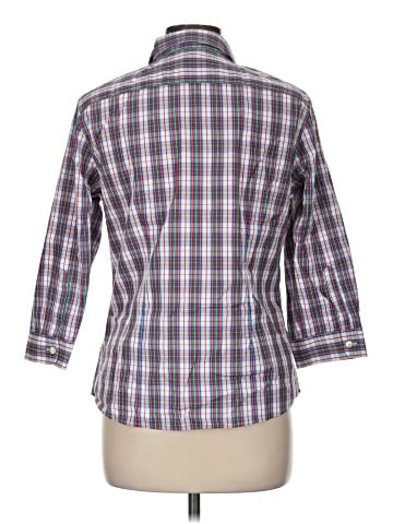 L.L.Bean 3/4 Sleeve Button-Down Shirt (view 2)