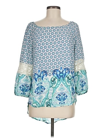 Cato 3/4 Sleeve Blouse (view 1)