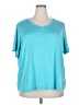 Bcg 100% Polyester Teal Short Sleeve T-Shirt Size 3X - photo 1