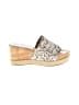 Donald J Pliner Paisley Silver Wedges Size 7 - photo 1