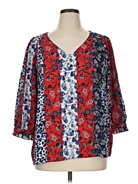 Zac & Rachel 3/4 Sleeve Blouse