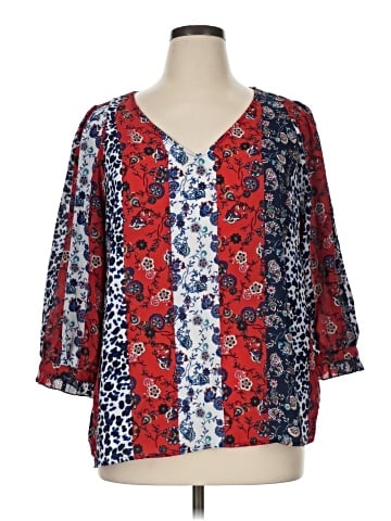 Zac & Rachel 3/4 Sleeve Blouse (view 1)
