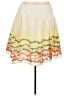 J.Jill Floral Ombre Solid Multi Color Ivory Casual Skirt Size 22 - photo 1