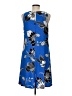 Kasper Floral Blue Casual Dress Size M - photo 2
