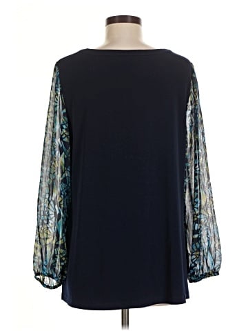 Susan Graver 3/4 Sleeve Blouse (view 2)