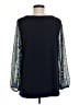Susan Graver Teal 3/4 Sleeve Blouse Size M - photo 2