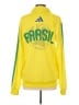Adidas 100% Polyester Yellow Track Jacket Size S - photo 2