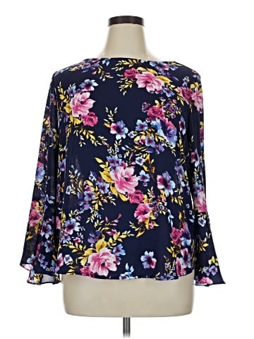 Counterparts Long Sleeve Blouse (view 1)