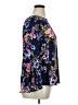 Counterparts 100% Polyester Floral Blue Long Sleeve Blouse Size XL - photo 4