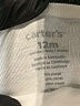 Carter's 100% Cotton Solid White Short Sleeve Onesie 9-12 MO / 12 MO - photo 3