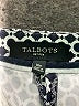 Talbots Polka Dots Gray Casual Pants Size 10 Petite - photo 7