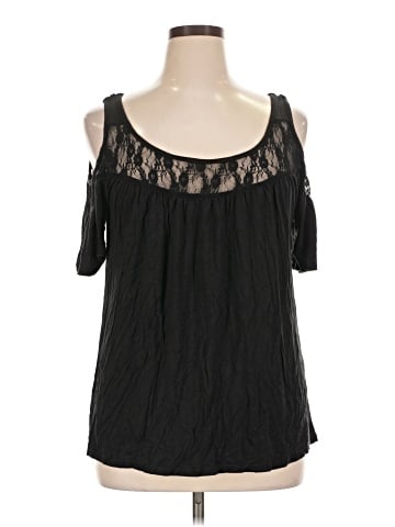 White Mark Short Sleeve Top (view 1)