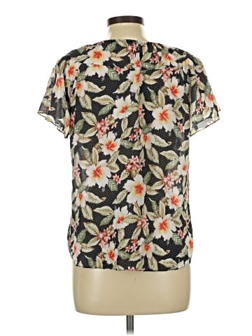 Rebecca Taylor Short Sleeve Silk Top (view 2)