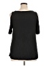 White Mark Black Short Sleeve Top Size XL - photo 2