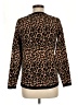 Milly Animal Print Brown Pullover Sweater Size M - photo 2