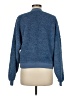 Gap 100% Polyester Solid Blue Pullover Sweater Size M - photo 2