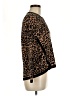 Milly Animal Print Brown Pullover Sweater Size M - photo 4