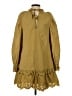 Crosby 100% Polyester Gold Yellow Casual Dress Size XS - photo 2
