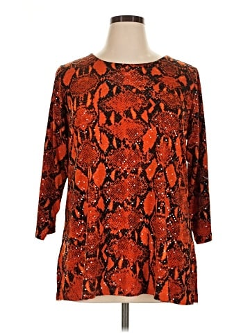 Susan Graver 3/4 Sleeve Top (view 1)