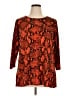Susan Graver Orange 3/4 Sleeve Top Size XL - photo 1
