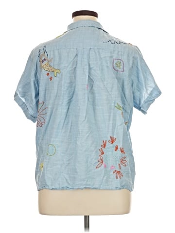 Maeve by Anthropologie Short Sleeve Blouse (view 2)