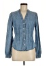 Veronica Beard Jeans Blue Long Sleeve Blouse Size 6 - photo 1