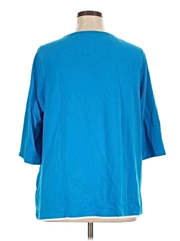 SUPREMA Essentials by Catherines 3/4 Sleeve T-Shirt (view 2)