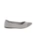 ROTHY'S Chevron-herringbone Metallic Gray Flats Size 8 - photo 1