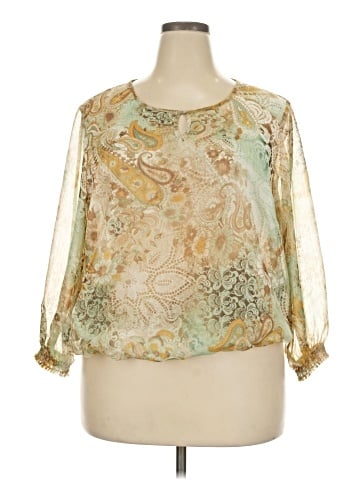 Alfred Dunner 3/4 Sleeve Blouse (view 1)