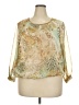 Alfred Dunner Gold 3/4 Sleeve Blouse Size 18 - photo 1