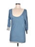 Theory Blue Silk Cardigan Size M - photo 1