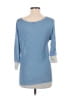 Theory Blue Silk Cardigan Size M - photo 2