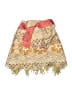 Disney 100% Polyester Paisley Yellow Skirt Size 4 - 6X - photo 1