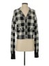 Self-Portrait Plaid Gray Black Jacket Size S - photo 1