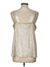 Maurices 100% Polyester Gold Sleeveless Top Size L - photo 2