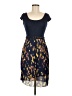 Xhilaration Print Blue Cocktail Dress Size M - photo 1