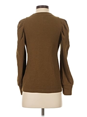 Madewell Pleated Statement-Sleeve Top (view 2)