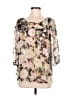 LC Lauren Conrad 100% Polyester Ivory 3/4 Sleeve Blouse Size M - photo 1