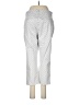 Gloria Vanderbilt Argyle Silver Casual Pants Size 6 - photo 2