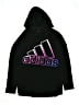 Adidas 100% Cotton Black Pullover Hoodie Size 16 - photo 1