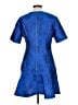 Alice + Olivia 100% Polyester Floral Blue Casual Dress Size 12 - photo 2