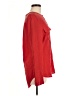 Equipment 100% Silk Red Long Sleeve Silk Top Size M - photo 4